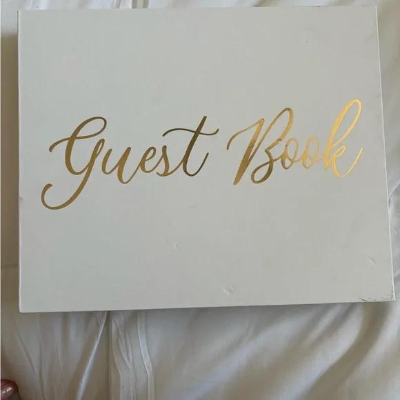 Glass wedding card box with Guest Book - Picture 5 of 9